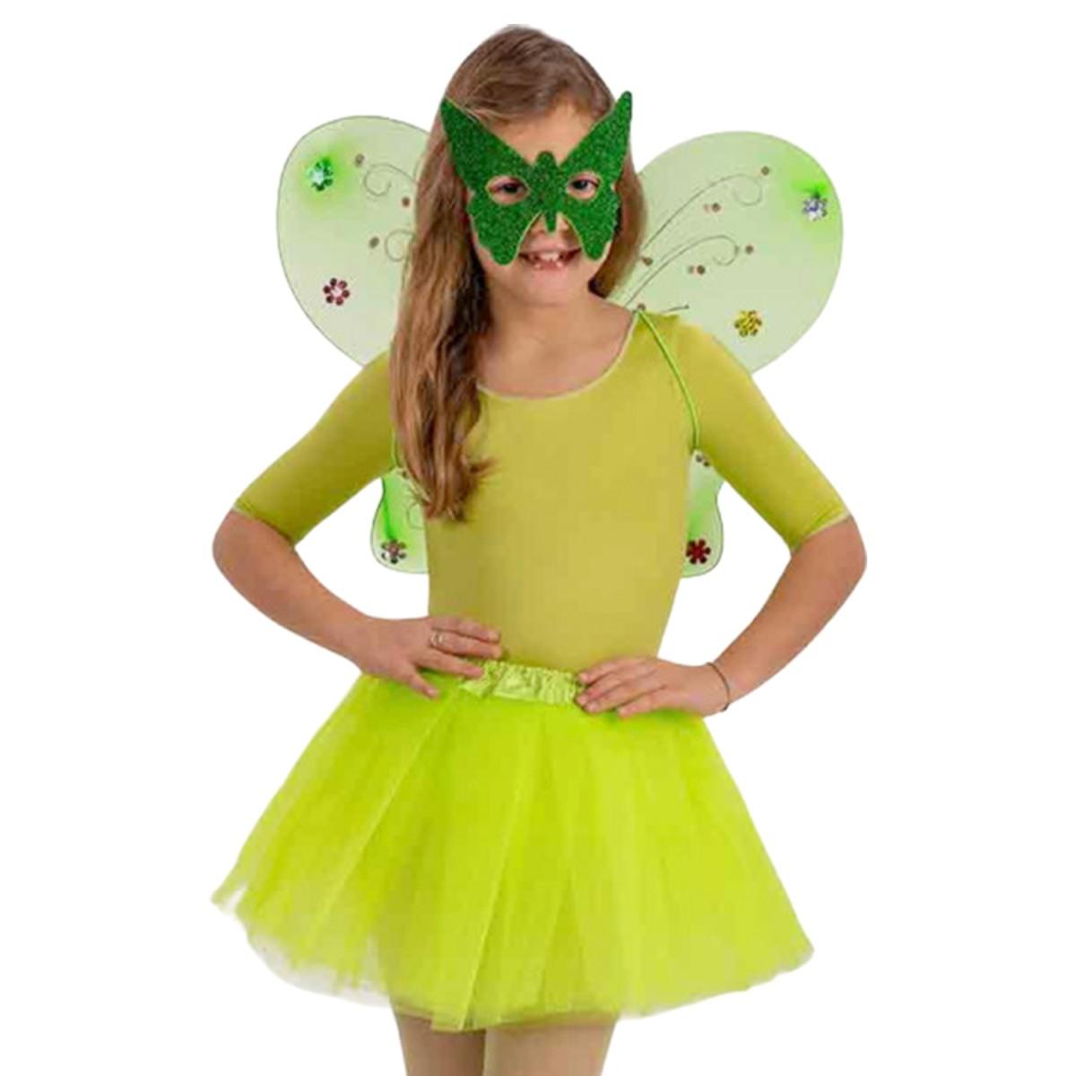 Ali Farfalla Bimba Ali cm.48x42 con Gonna e Maschera |Carnival Toys