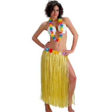 Costume Hawaii Collana e Gonna con Fiori cm.h70 |Carnival Toys