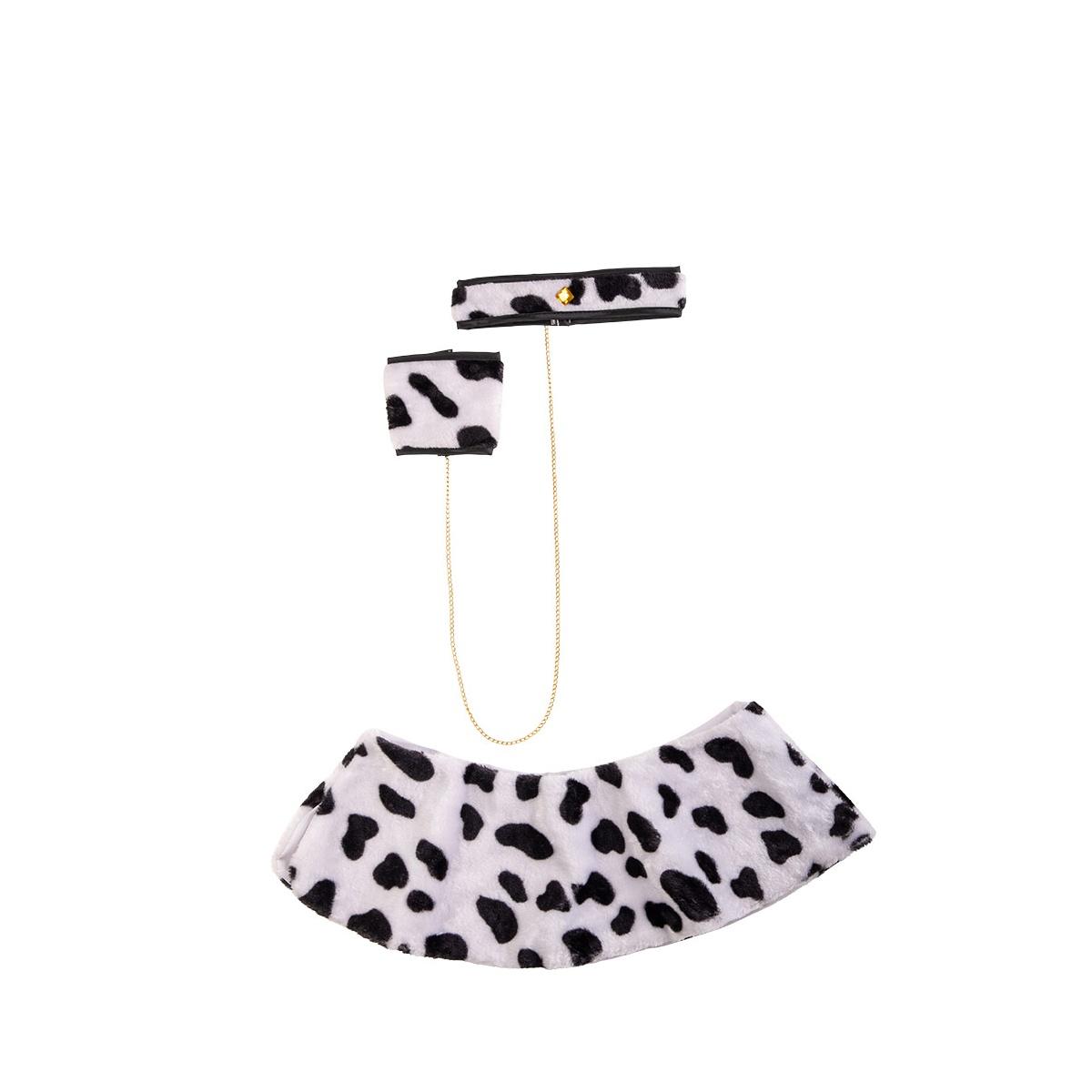 Costume Crudelia con Coprispalle Collarino e Polsino |Carnival Toys