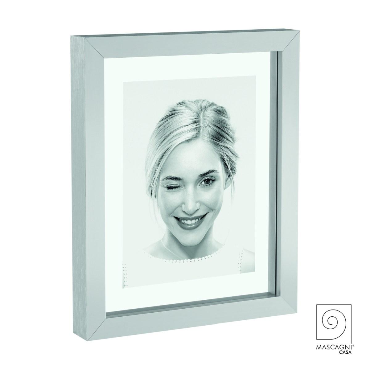 Cornice Alluminio cm.20x26 Argento | Mascagni