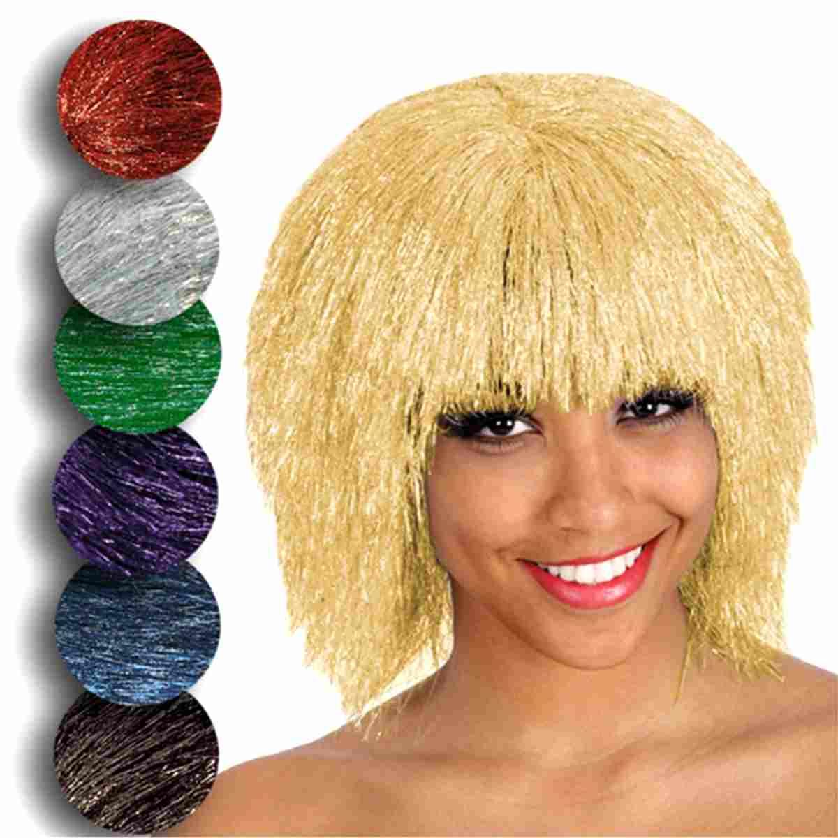 Parrucca in Laminiata con Colori Assortiti |Carnival Toys