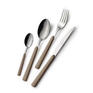 Posate Tavola Inox Set pz.24 Eme Fast Nocciola | Eme