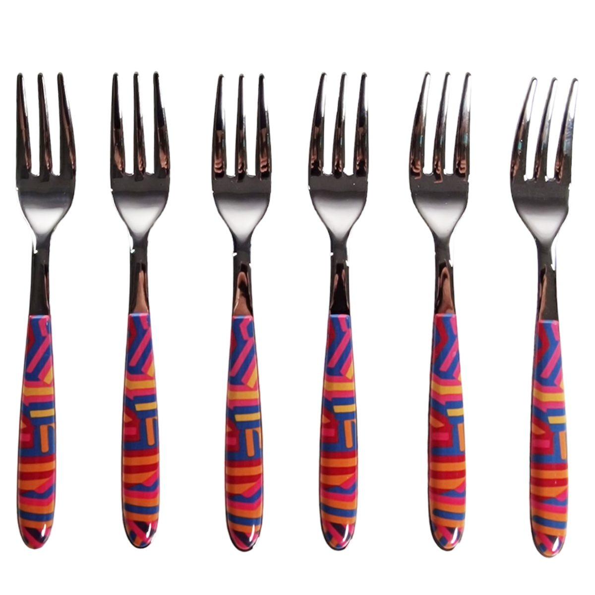 Forchettine Tavola pz.6 Eme Inox Dolce Vero Linear | Eme