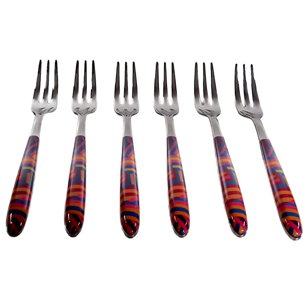 Forchettine Tavola pz.6 Eme Inox Dolce Vero Linear | Eme