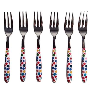 Forchettine Tavola pz.6 Eme Inox Dolce Vero Coriandoli | Eme