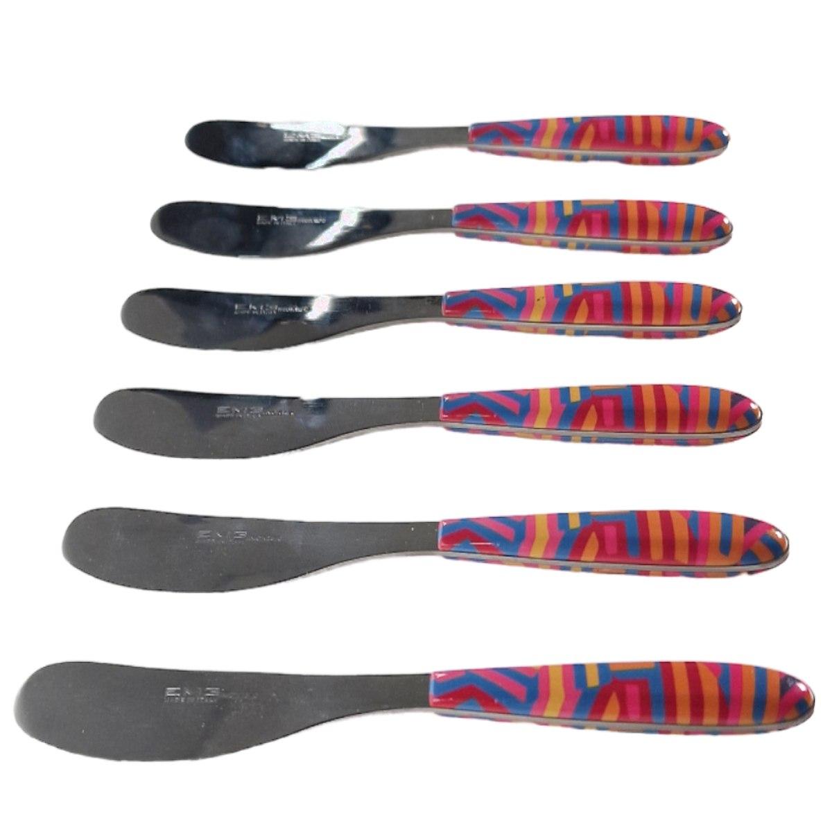 Coltelli Set pz.6 Eme Inox Spalmaburro Vero Linear | Eme