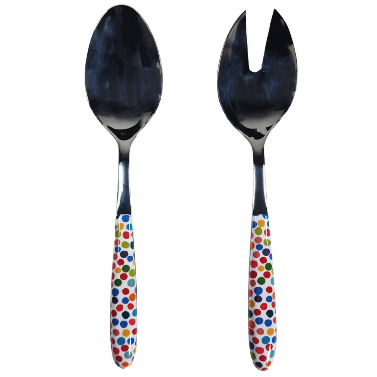 Posate Tavola Inox Set pz.2 Eme Inox Insalata Vero Coriandoli | Eme