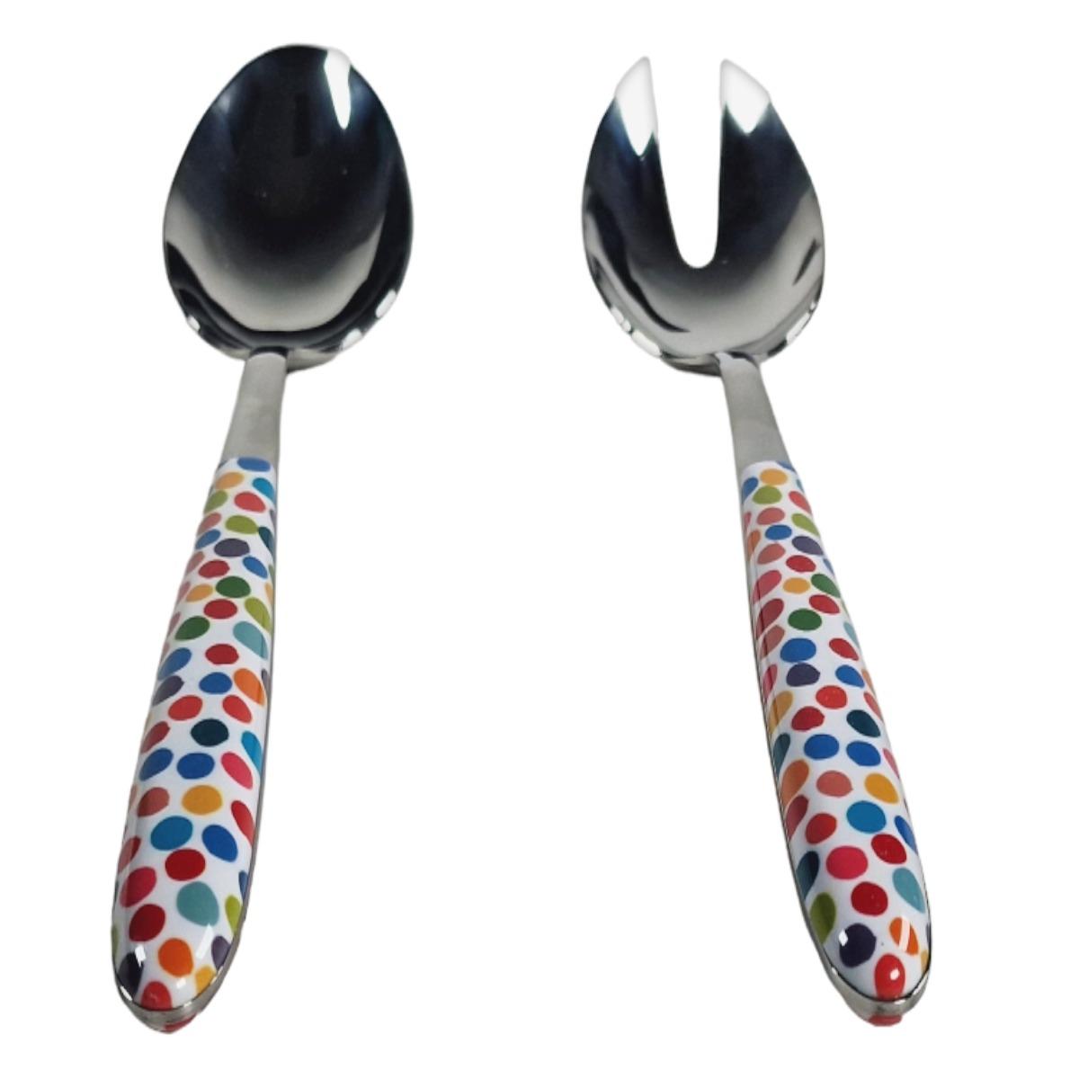 Posate Tavola Inox Set pz.2 Eme Inox Insalata Vero Coriandoli | Eme