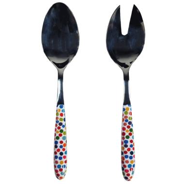 Posate Tavola Inox Set pz.2 Eme Inox Insalata Vero Coriandoli | Eme