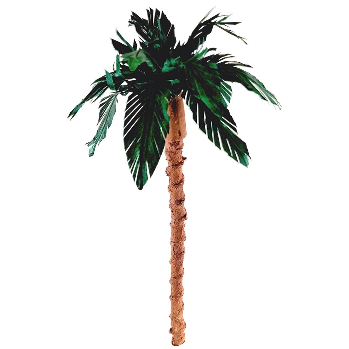 Albero Palma Verde senza base: fusto Legno cm.h20 | M2 Store