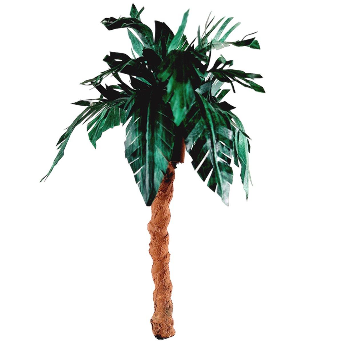 Albero Palma Verde con Innesto Fusto Legno cm.h25 | M2 Store