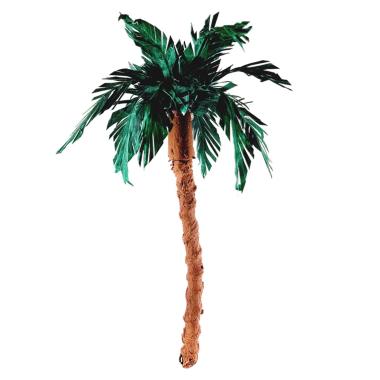 Albero di Palma Verde Innestato in Fusto di Legno cm.h35 | M2 Store