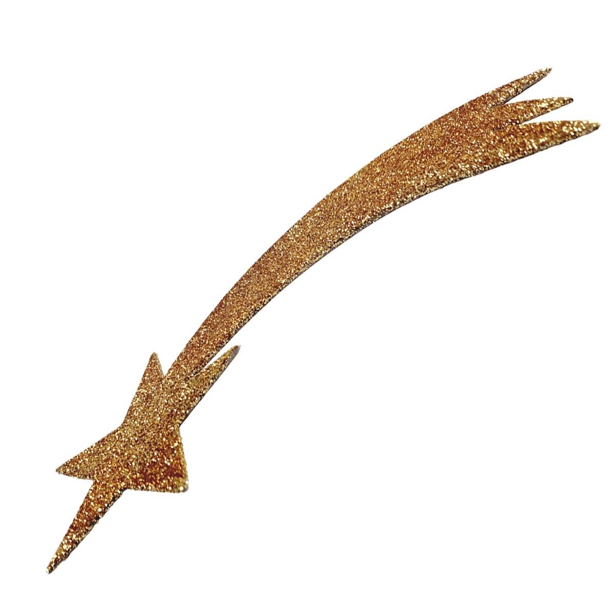 Stella Cometa Oro Glitter cm.24x9 | M2 Store