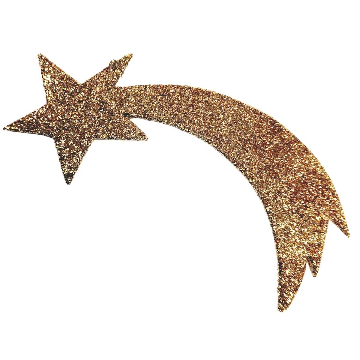 Stella Cometa Oro Glitter cm.18X7 | M2 Store