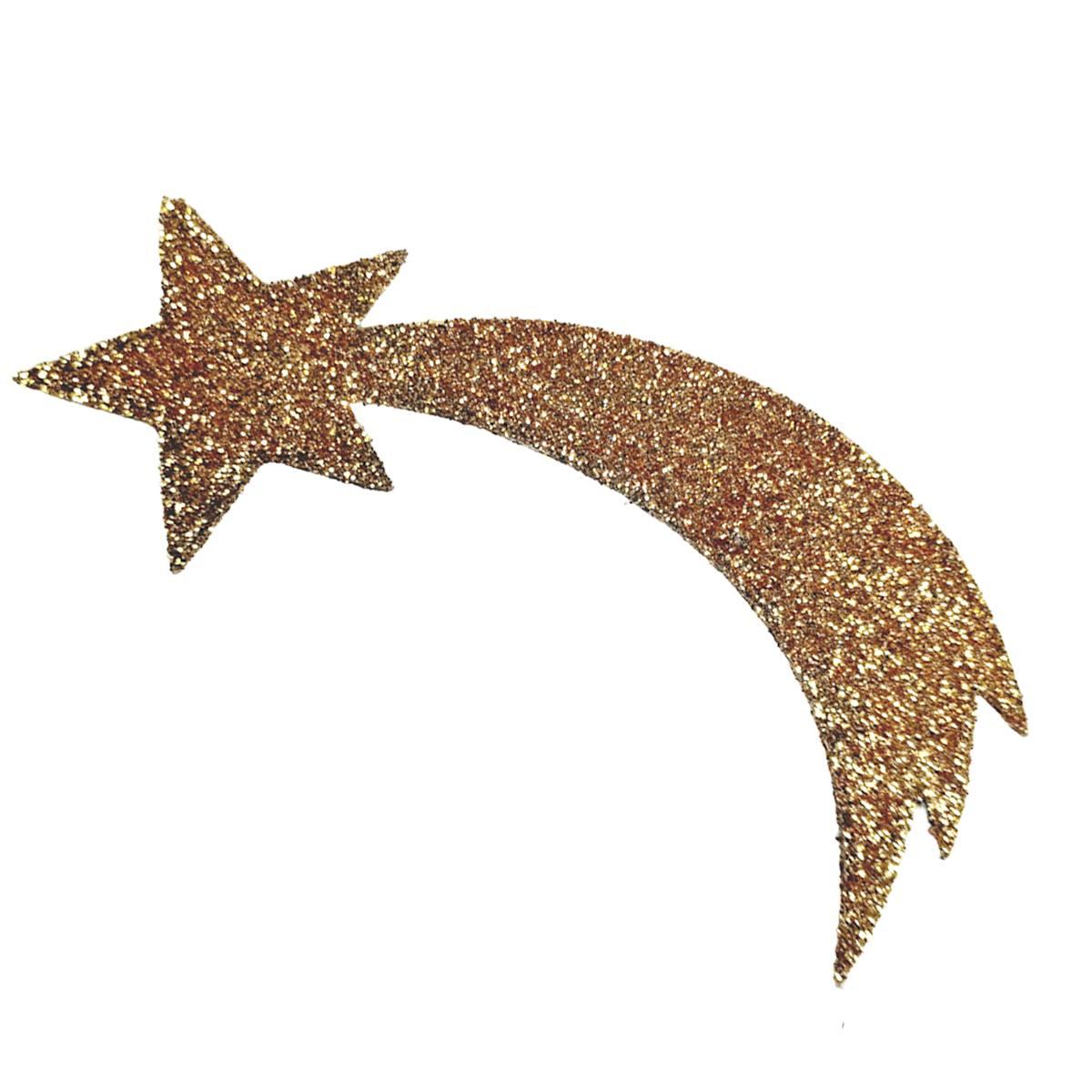 Stella Cometa Oro Glitter cm.15X6 | M2 Store