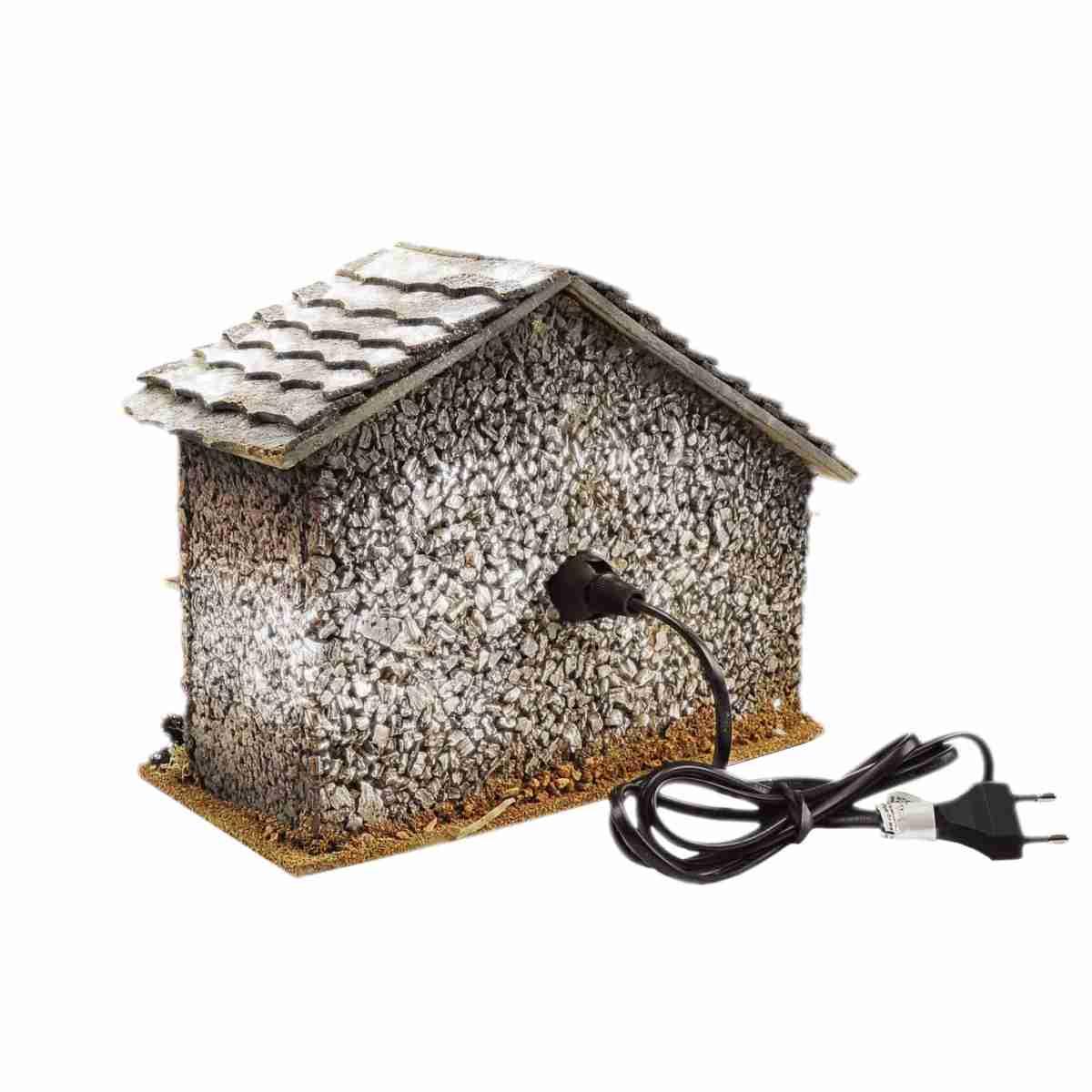 Casetta Rimessa Attrezzi cm.13x27x21 con Luce | De Sisinno