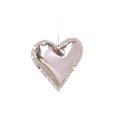 Cuore Ecopelle Oro cm.Ã˜11x2,5 |Bizzotto