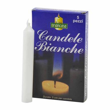 Candela h15 cm. Bianca Classica pz.5 cm. | M2 Store