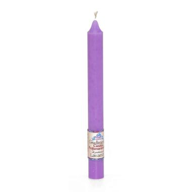 Candela h22 cm. Grad. Lavanda Viola | M2 Store
