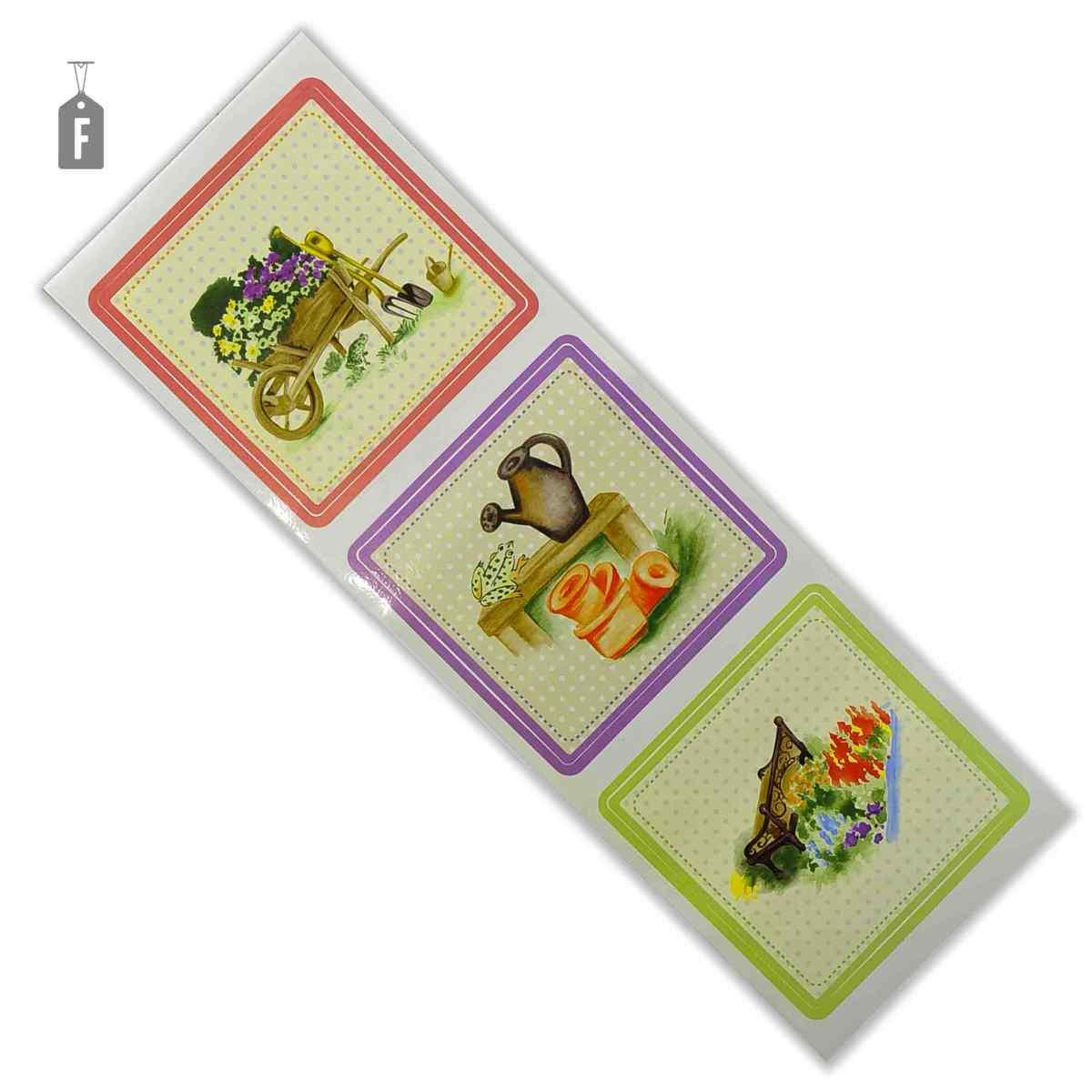 Decori Adesivi Parete Remov. 9x9 pz.3 6 Dec. | M2 Store