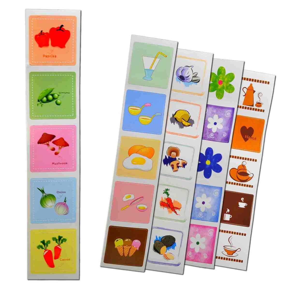 Decori Adesivi Removibili 8x8 pz.5 6 Mod. | M2 Store