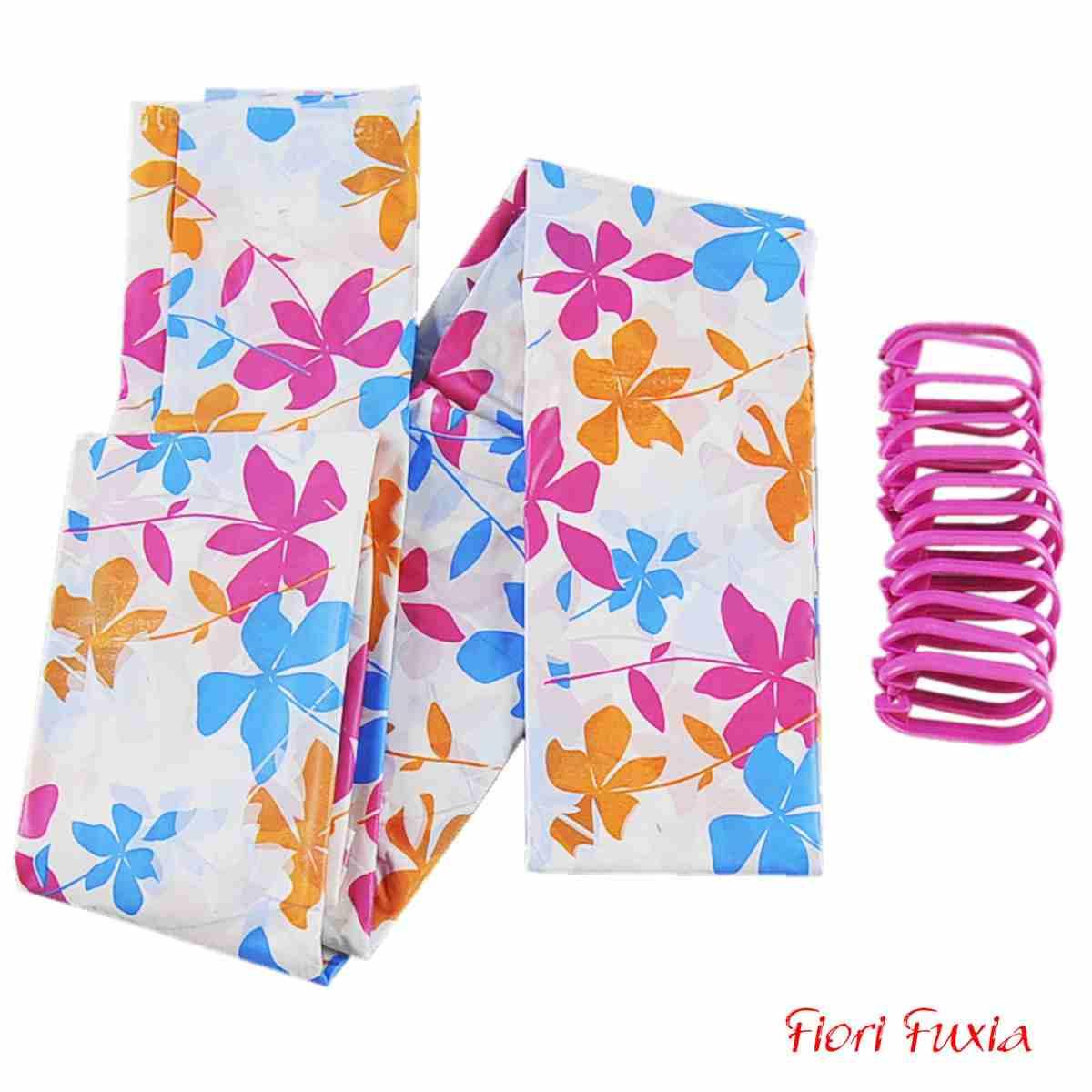 Tenda Doccia 180xH200 con 12 Anelli Disponibile 4 Modelli | M2 Store