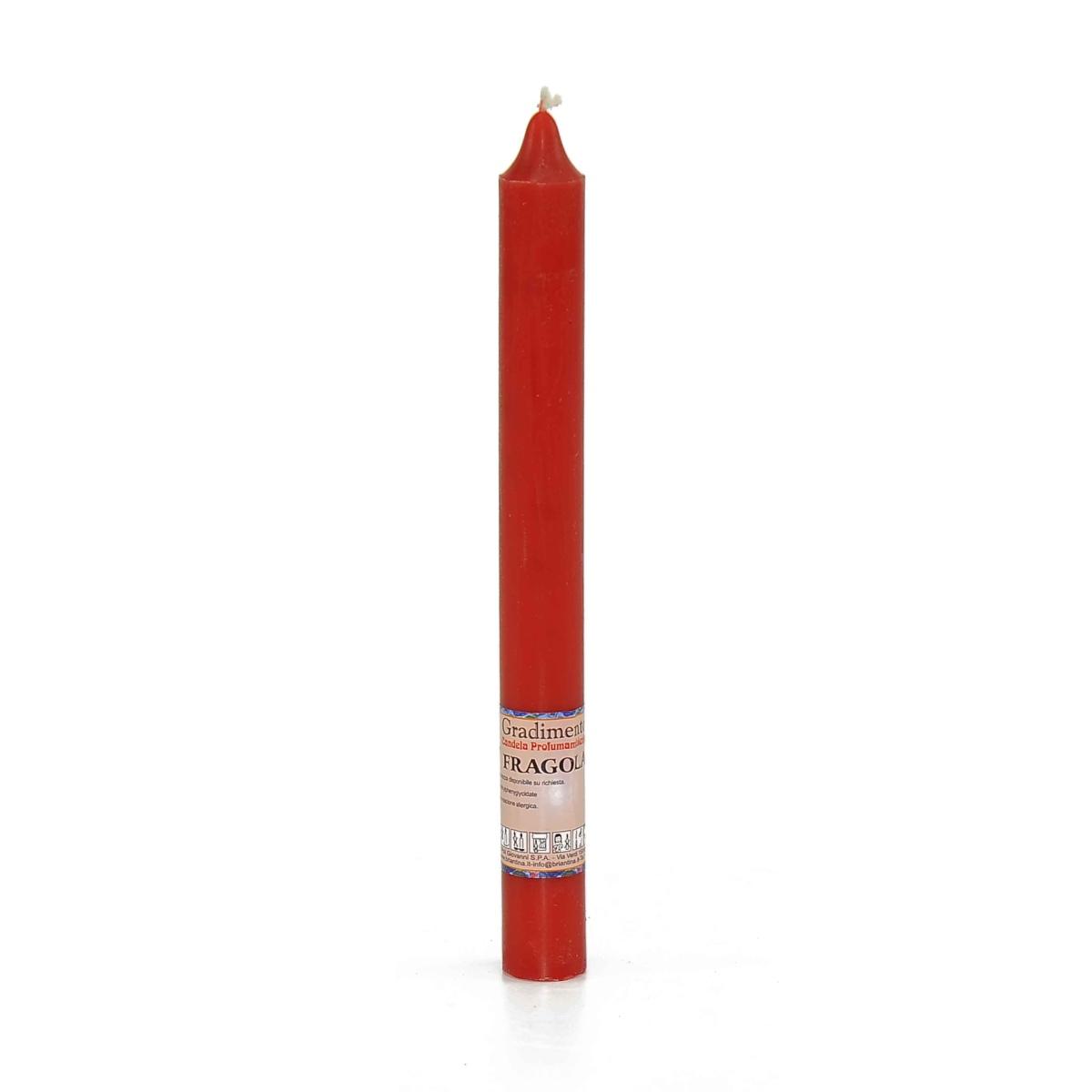 Candela cm.22 Conica Fragola Rossa |M2 Store