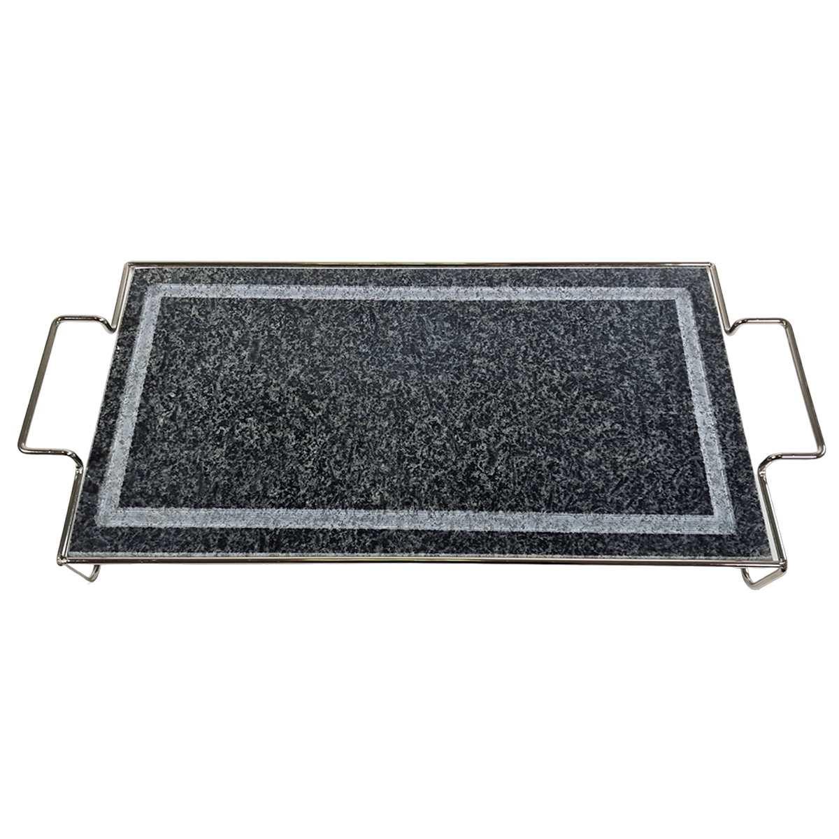 Ilsa Pietra Ollare Rettangolare con Stand + Vassoio - M2 Store (19x37 cm)