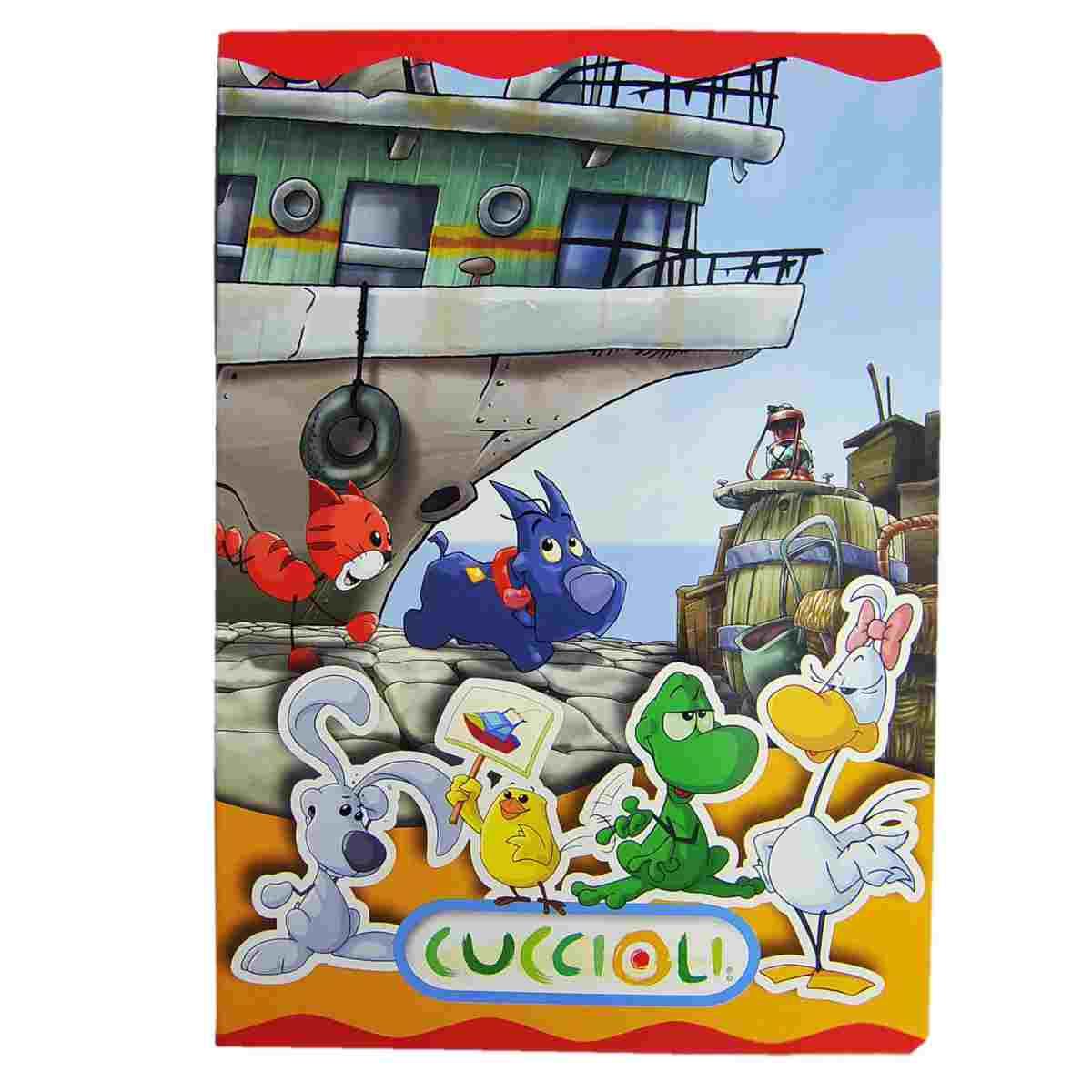 Quaderno Mod. A4 Riga 1R Cuccioli pz.80 Hamelin |Fabriano