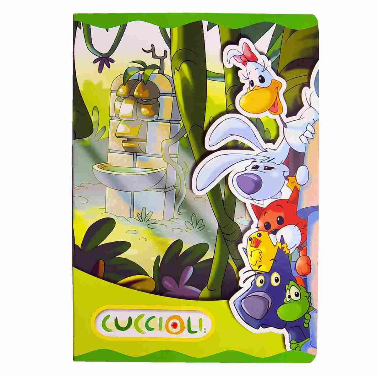 Quaderno Mod. A4 Riga 1R Cuccioli pz.80 Hamelin |Fabriano