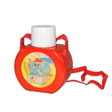 Borraccia Rossa con Animaletti Assortiti ml.600 | M2 Store