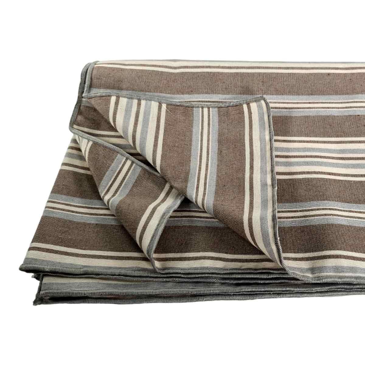 Runner cm.50x140 Teflon Antimacchia Rayur Righe Azzurro | Montemaggi