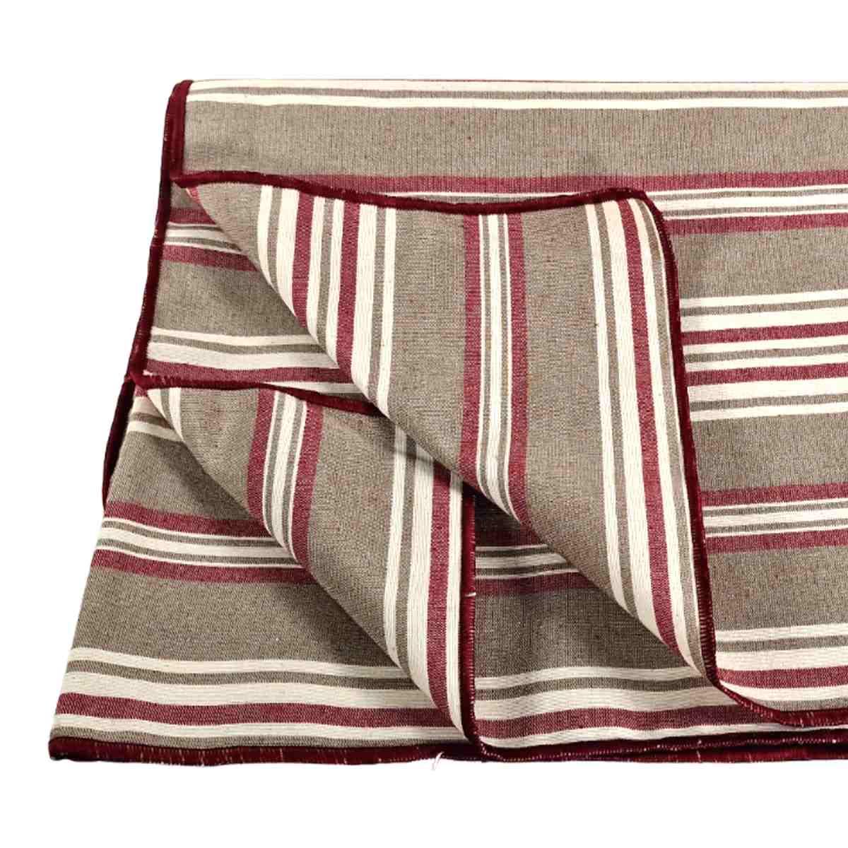 Runner cm.50x140 Teflon Antimacchia Rayur Righe Rosso | Montemaggi