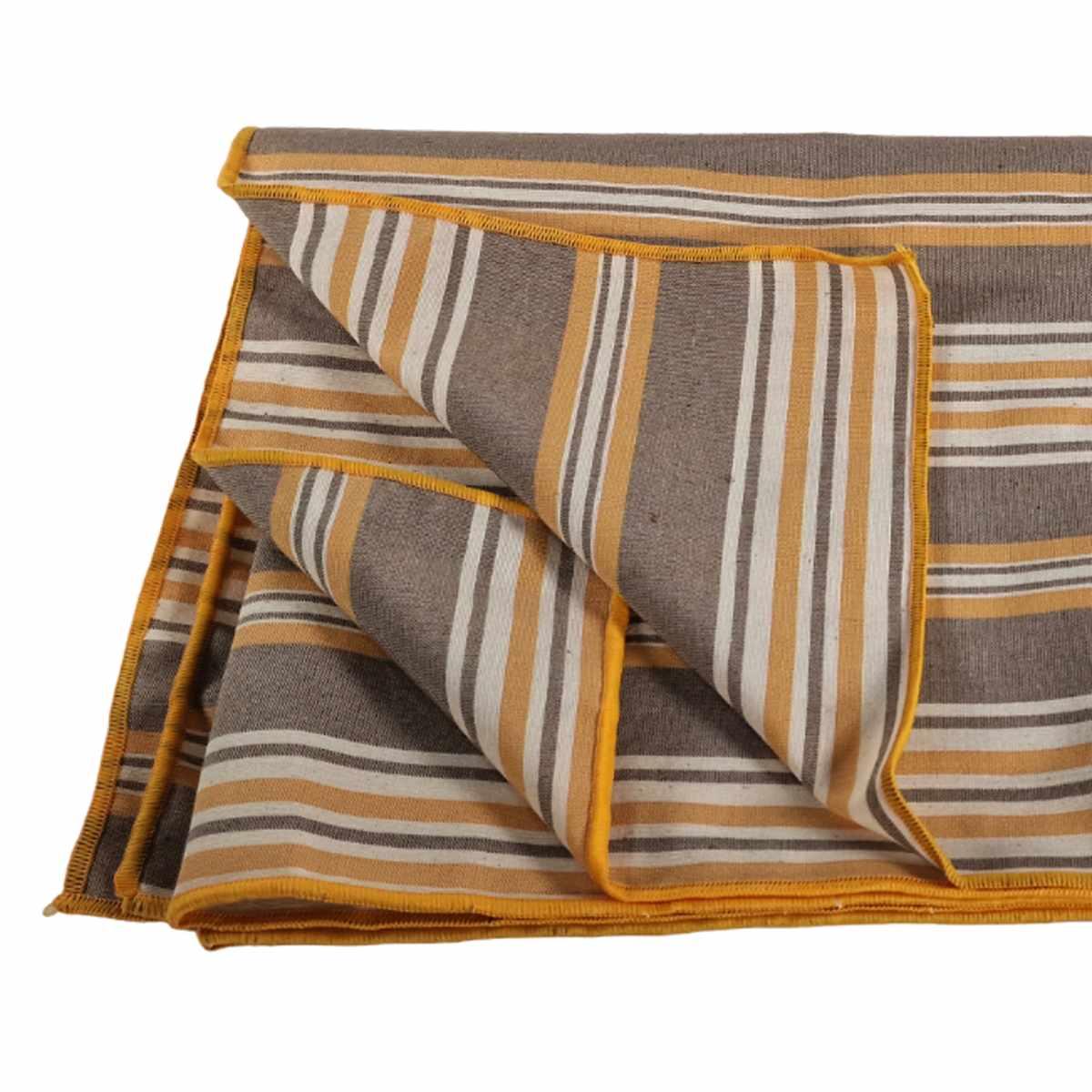 Runner cm.50x140 Teflon Antimacchia Rayur Righe Giallo | Montemaggi