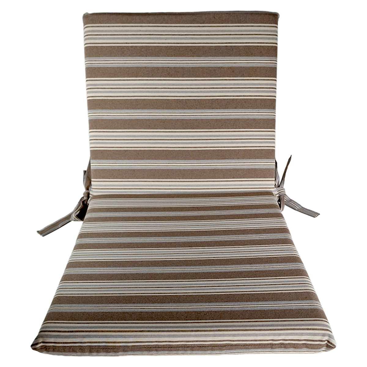 Cuscino Sdraia Rayur Teflon Righe Azzurro cm.95x45x5 | Alore Casa