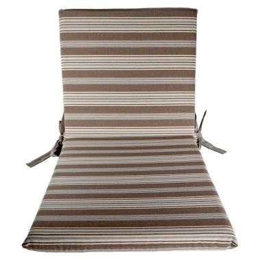 Cuscino Sdraia Rayur Teflon Righe Azzurro cm.95x45x5 | Alore Casa