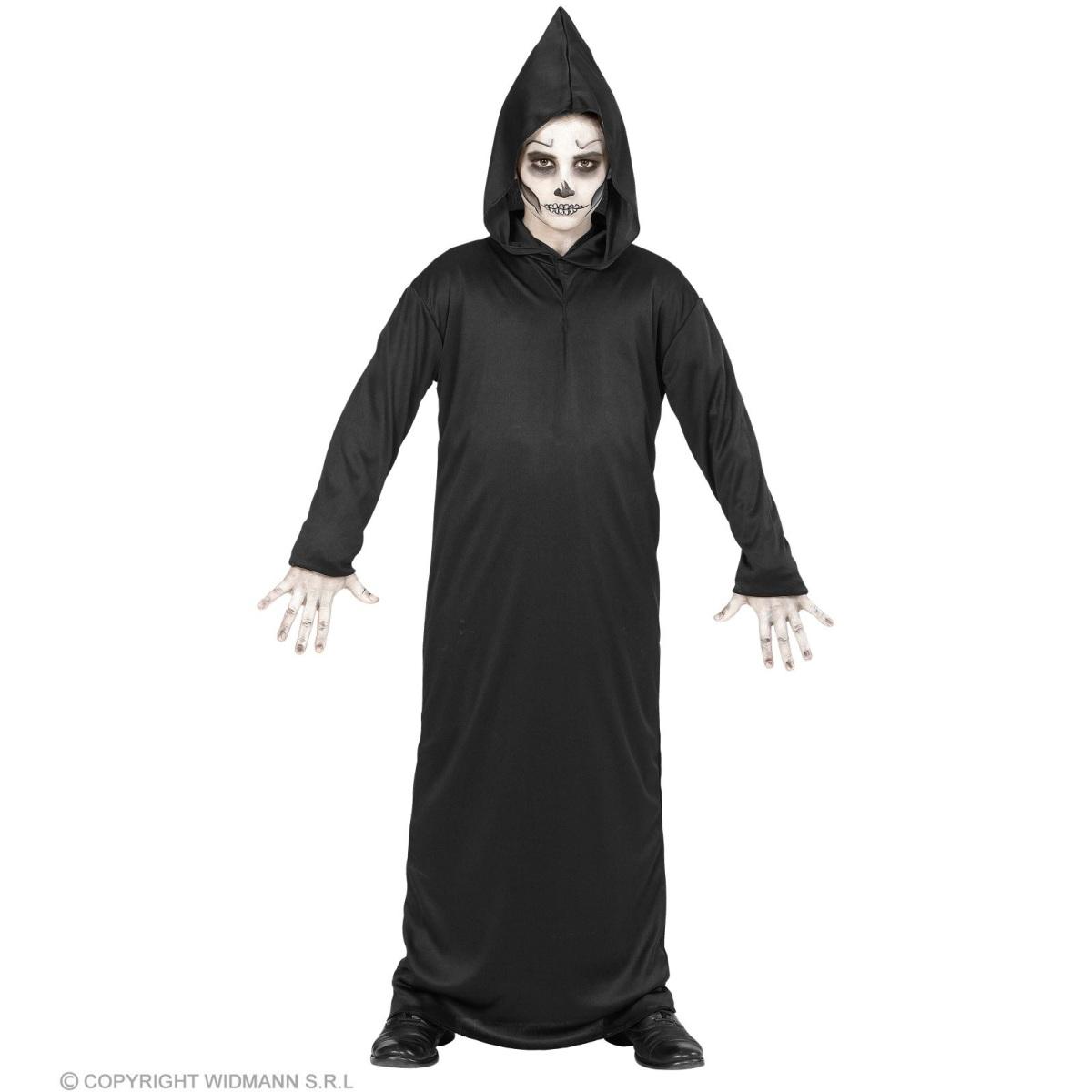 Costume Della Notte Nero con Cappuccio Grim Reaper |Widmann