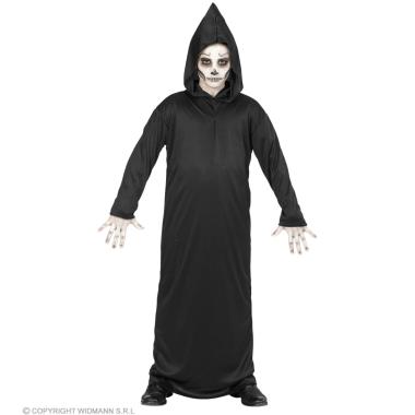 Costume Della Notte Nero con Cappuccio Grim Reaper |Widmann
