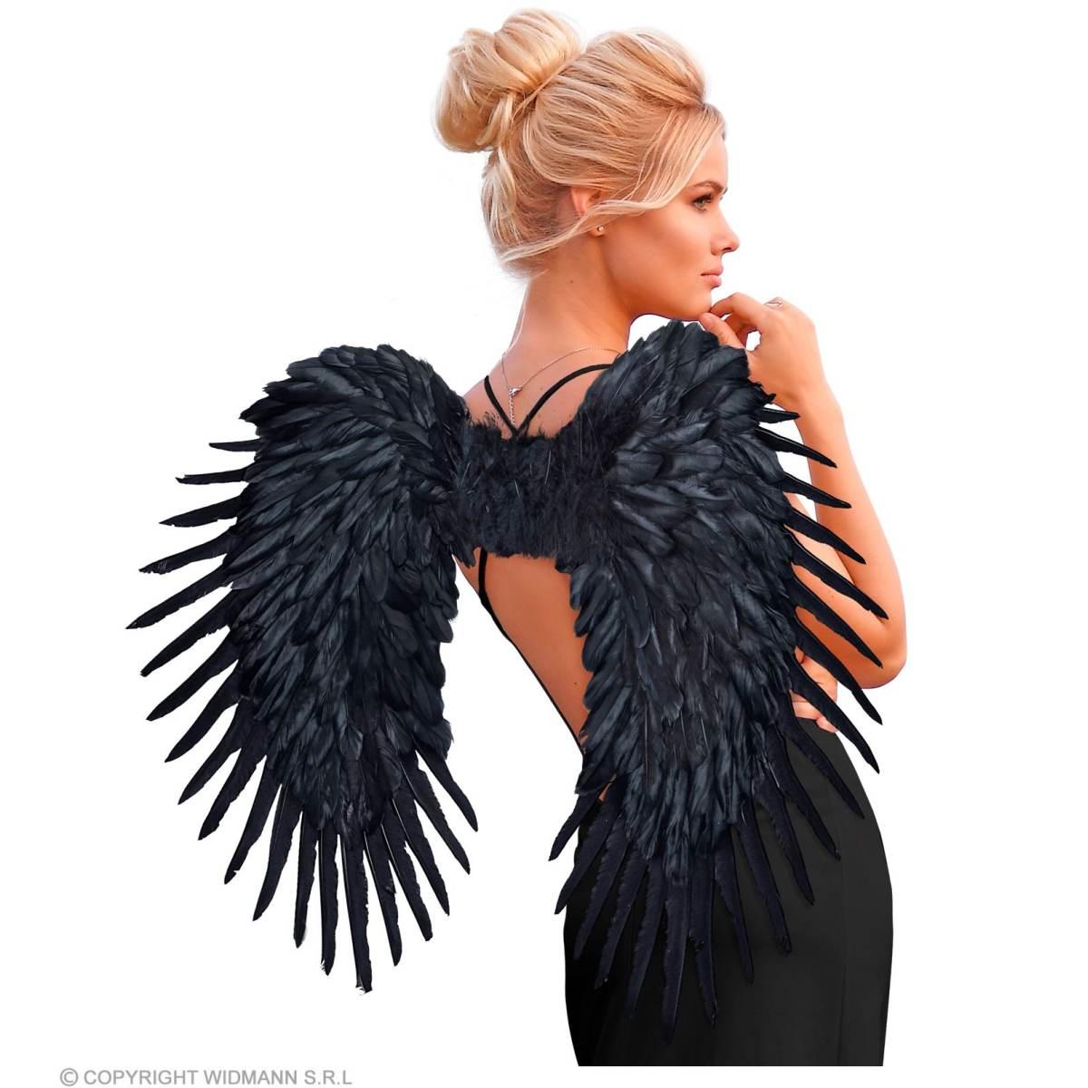 Ali Piumate Nere cm.80x60 |Widmann