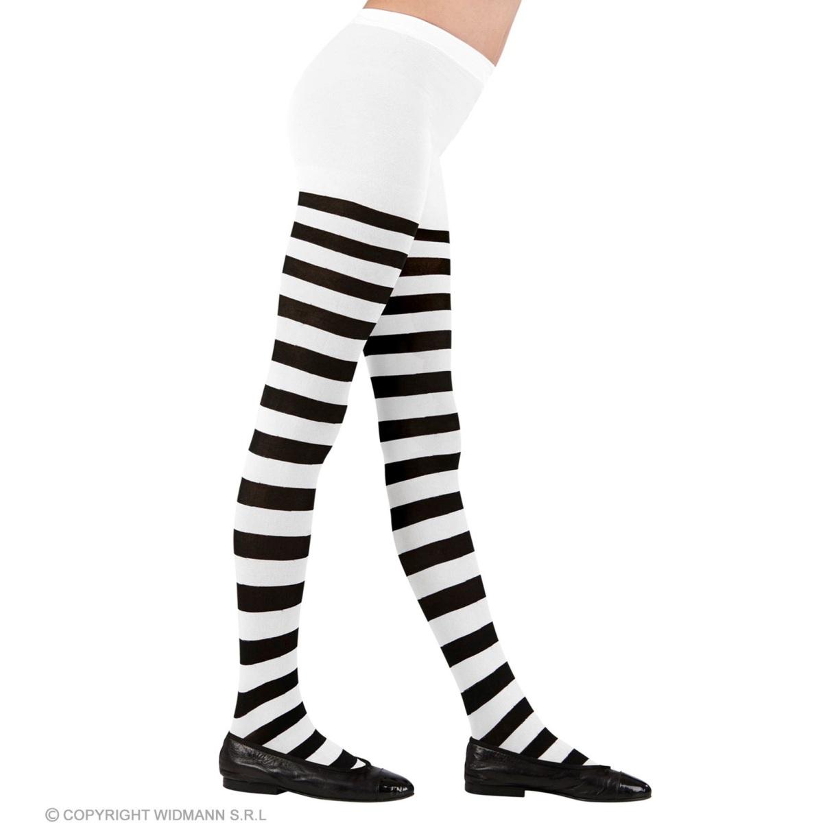 Collant Righe Bianche e Nere |Widmann