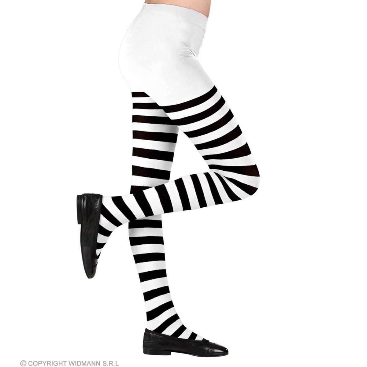 Collant Righe Bianche e Nere |Widmann