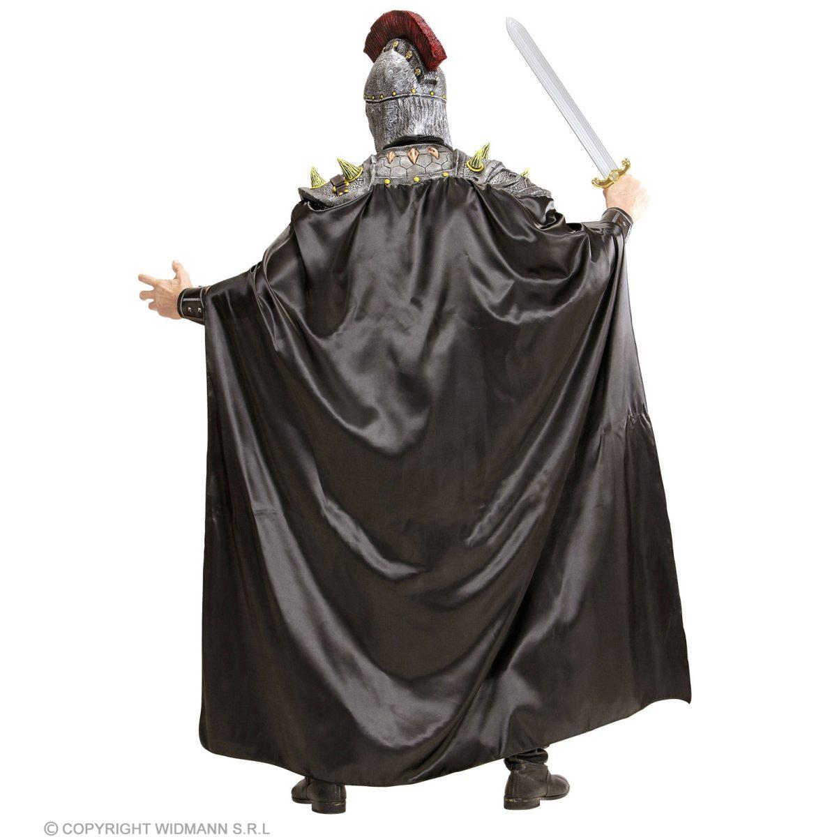 Mantello Nero con Maschera Teschio e Centurione Romano |Widmann
