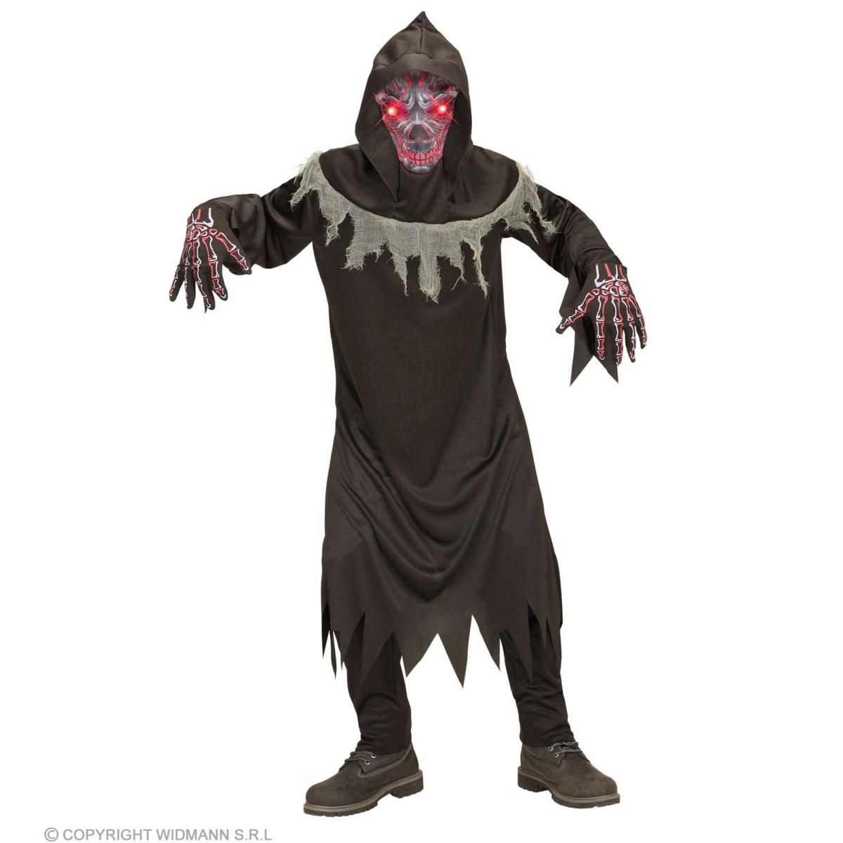 Costume Demonio con Maschera e Cappuccio |Widmann