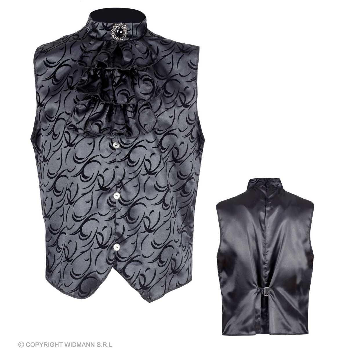 Costume Gilet Gotico Nero |Widmann