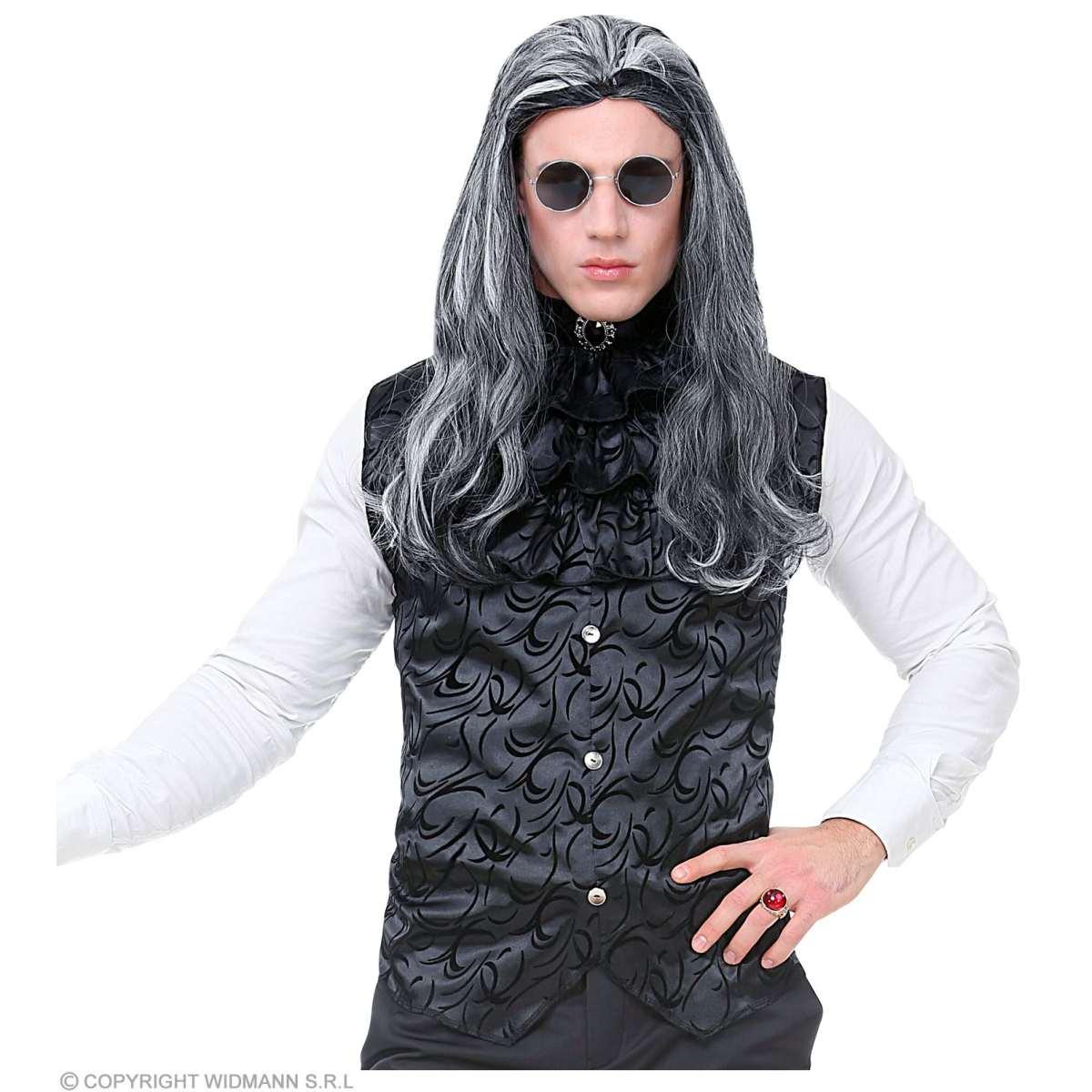 Costume Gilet Gotico Nero |Widmann