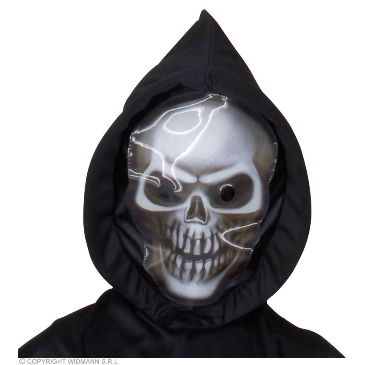 Costume Mietitore Nero con Cappuccio Grim Reaper |Widmann