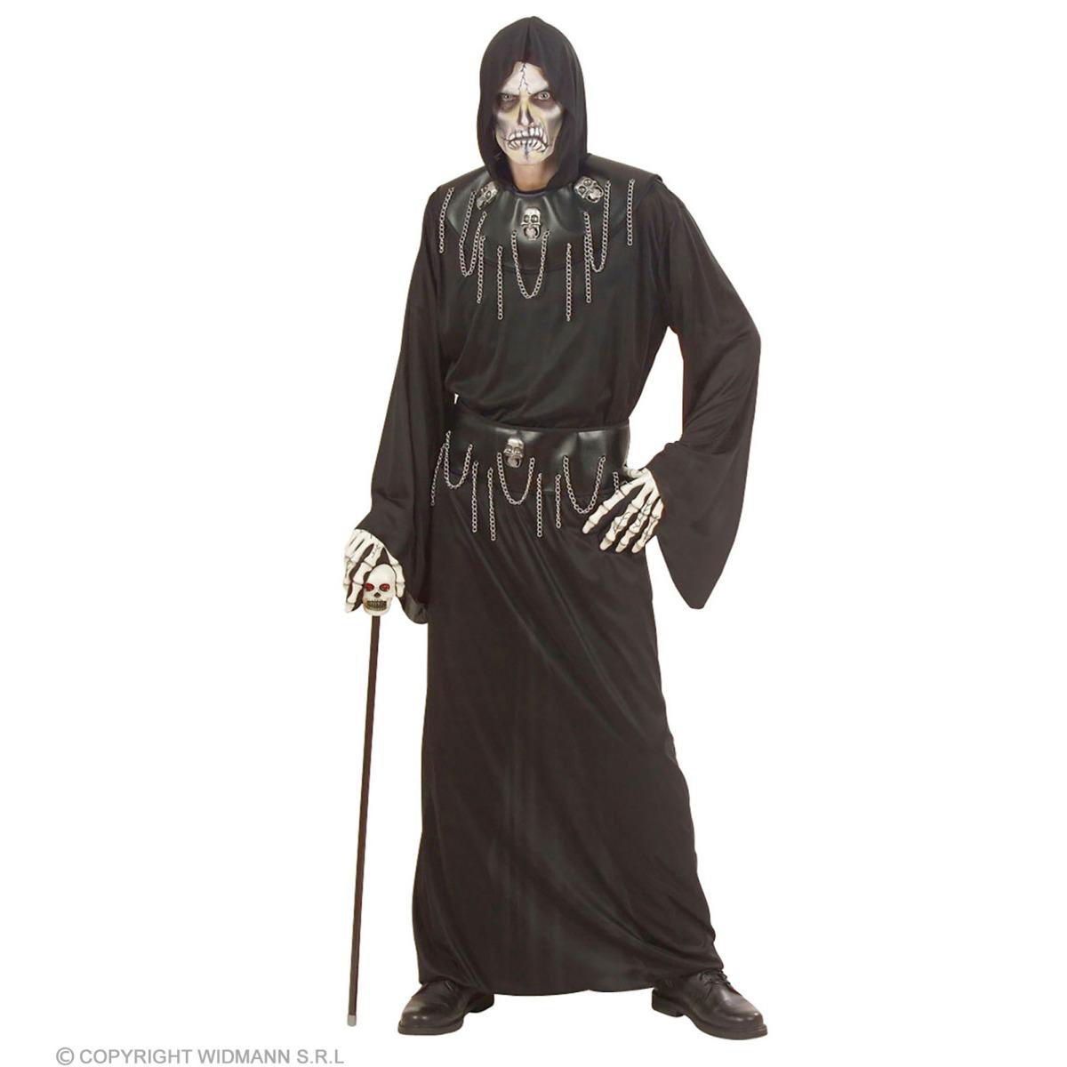 Costume Della Notte Nero con Cappuccio |Widmann