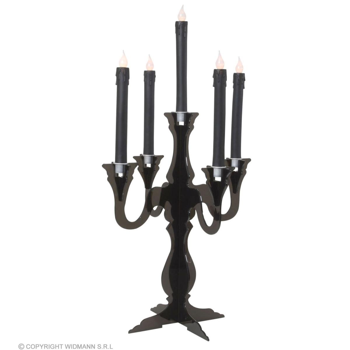 Candelabro Halloween Nero 5 Posti |Widmann