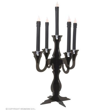 Candelabro Halloween Nero 5 Posti |Widmann