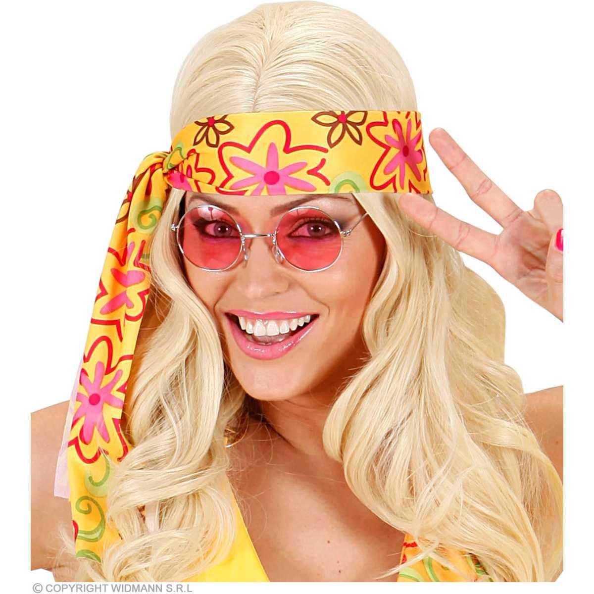 Occhiali Tondi con Lenti Rosse |Widmann